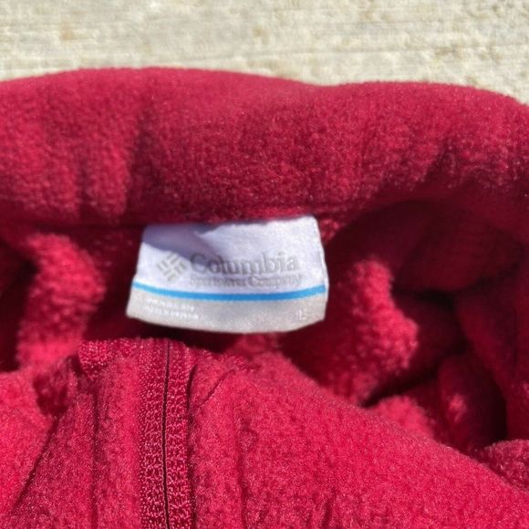 Columbia Women's Magenta Fleece Zip Up Size Large - Picture 6 of 11